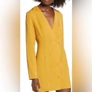 The Fifth Label Circuit Blazer Dress Yellow — S